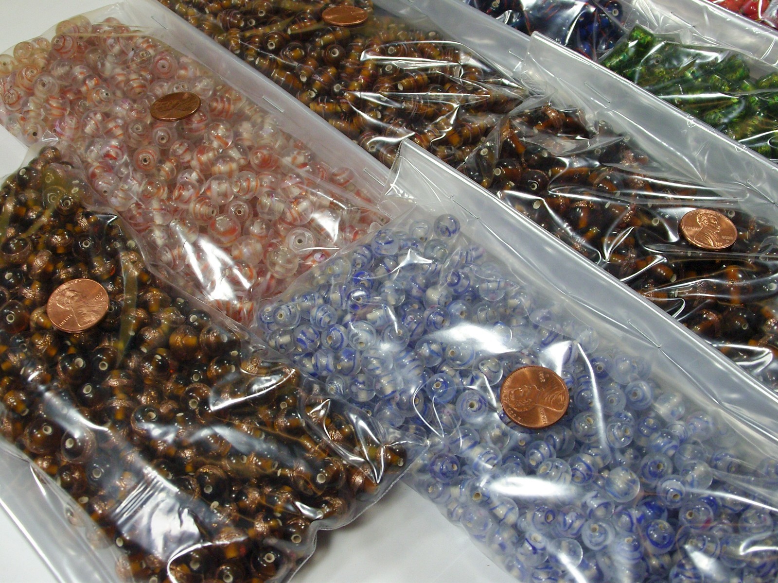 8 Pounds Assorted India Handmade Fancy Glass Beads Wholesale Bulk Lot (PK-1) ⭐