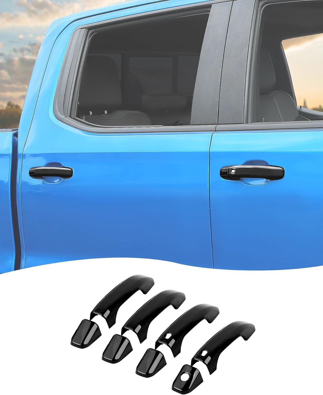 2019-2024 Silverado Sierra Colorado Canyon Door Handle Covers–Compatible Replace