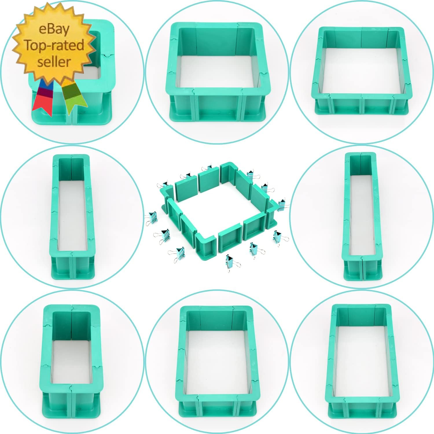 Adjustable Mold Housing Kit for Silicone Mold Making – Leak-Proof Plastic Frame