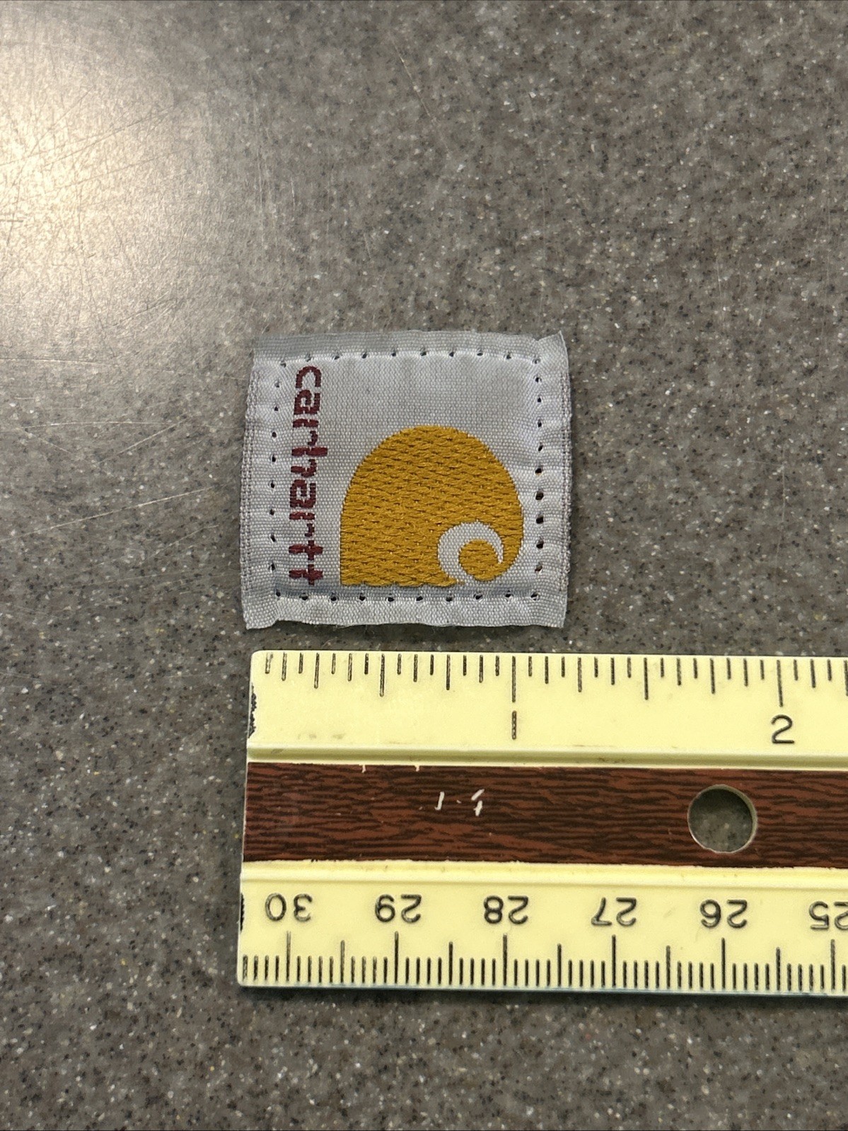 Carhartt Fabric Tag Patch Sew Stitch On LOGO PATCH 100% AUTHENTIC 1 1/4×1 1/4”