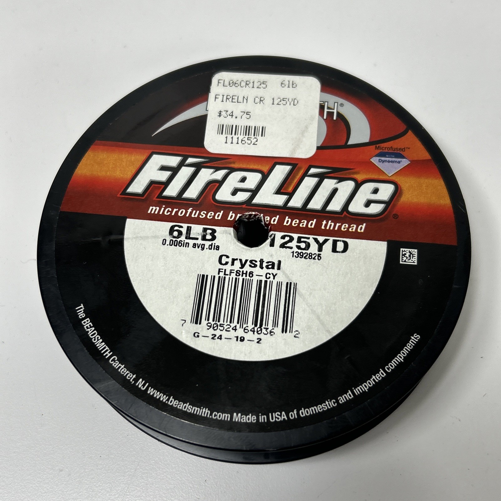 125 Yards Fireline Beading Thread 4LB 6LB 50YD Crystal Smoke PICK