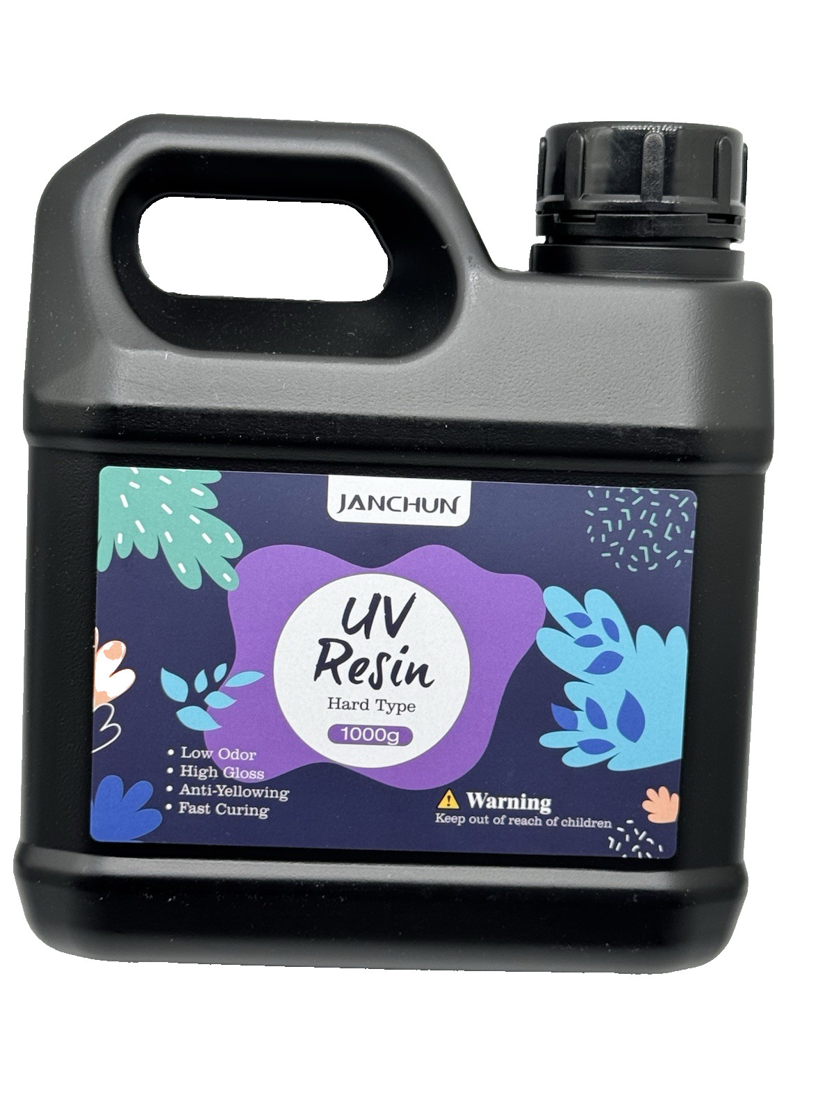 UV Resin 2.2 Lbs, Upgrade Crystal Clear Hard Ultraviolet Epoxy Resin Glue, Low