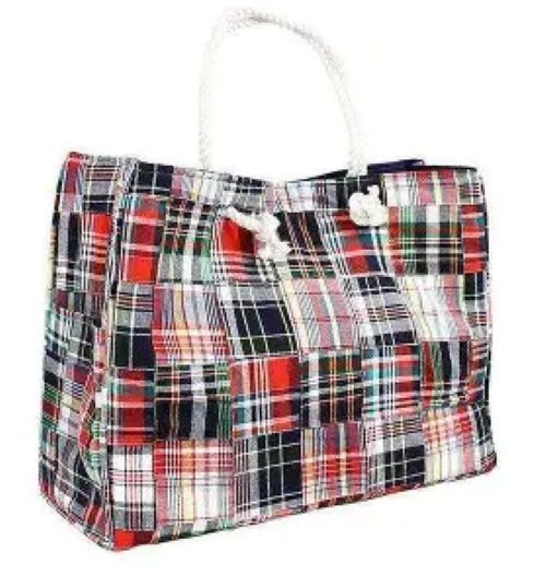 Nantucket Patchwork Madras Plaid – 1 yard price! – Continuous yards available.