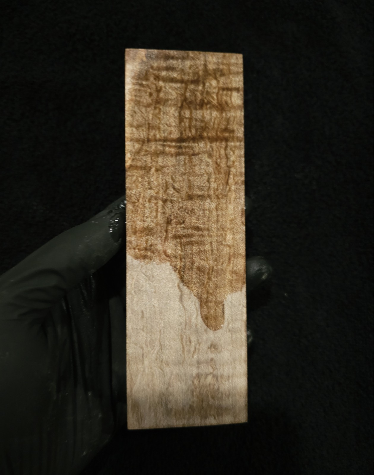 Stabilized Curly Ambrosia Maple Block – Knife Scales/Pen Blanks