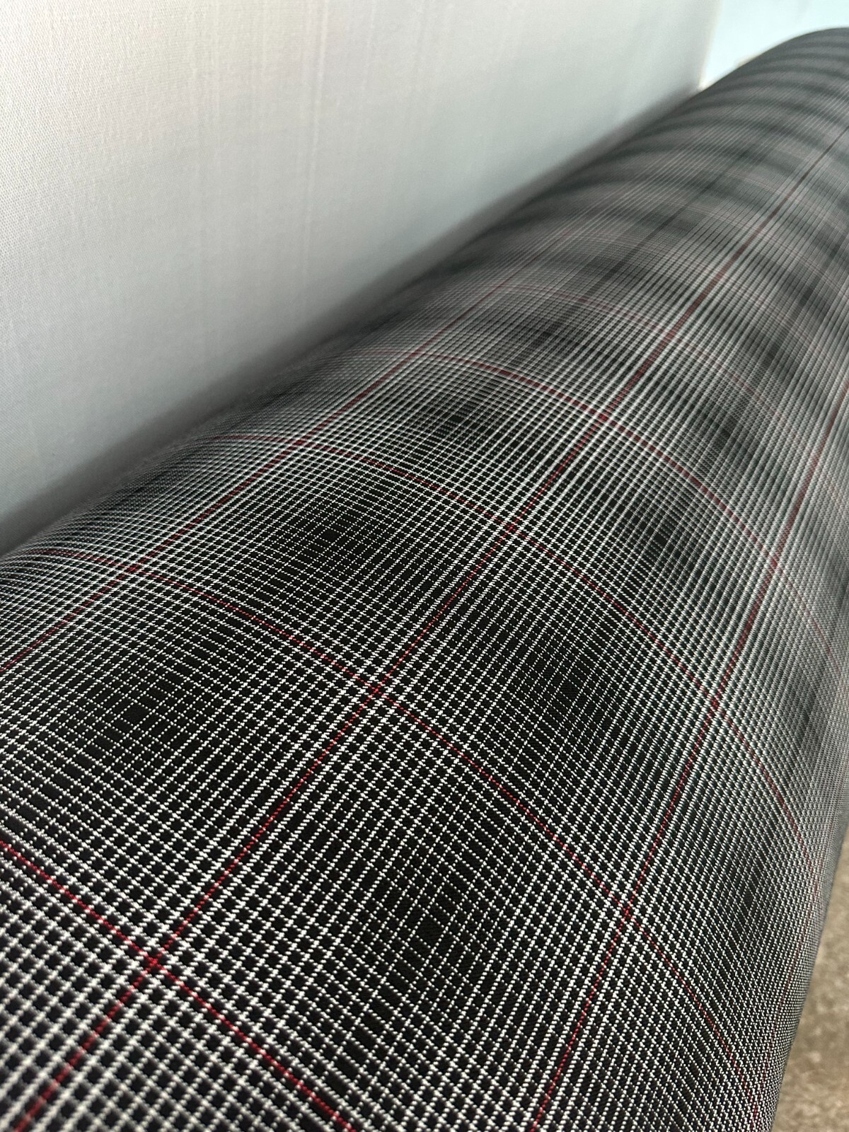 GTI Plaid Car Upholstery Fabric – VW Golf MK7- 4mm Foam – 59″ – 150CM – Car,Seat
