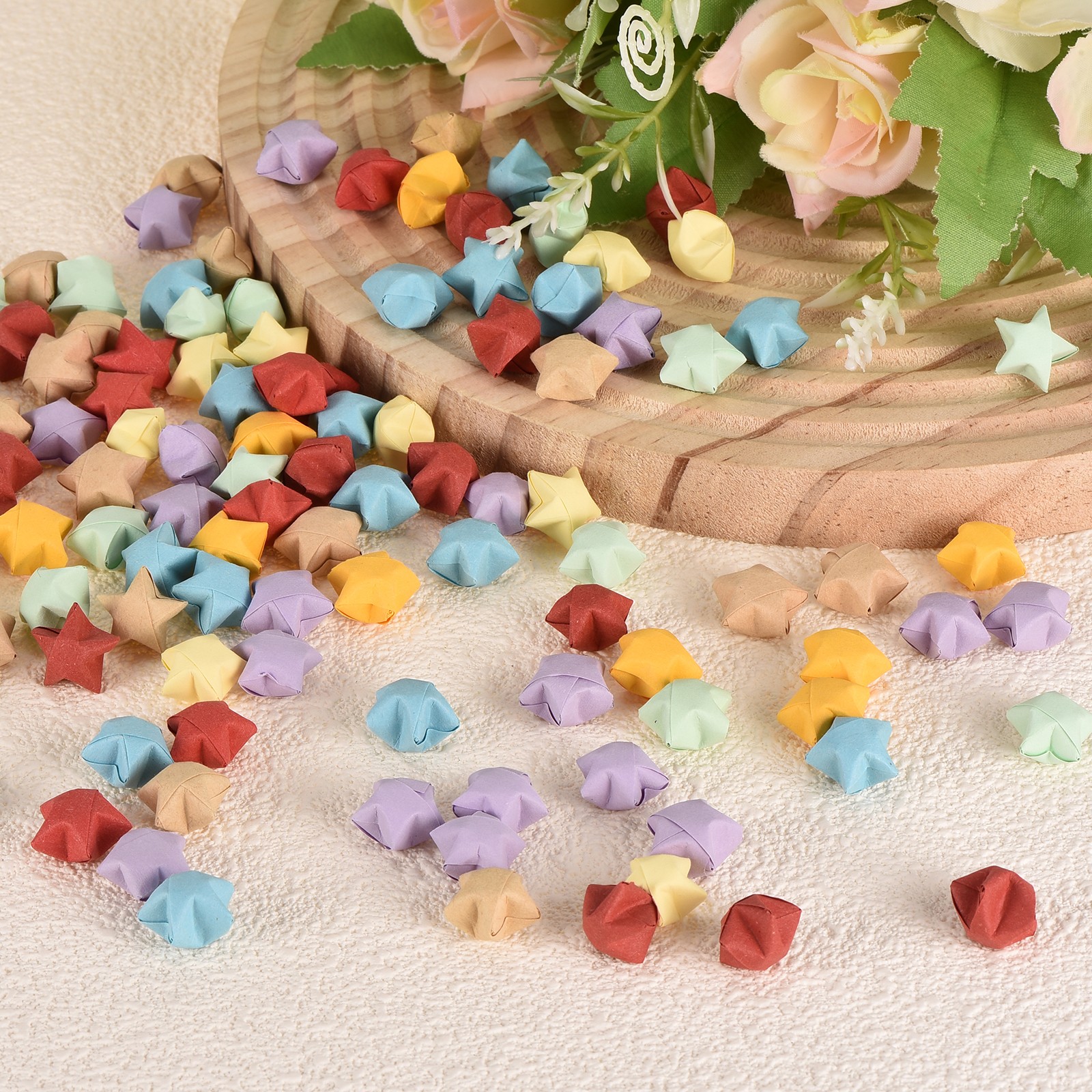 272pcs Pre-made Origami Lucky Stars Paper Wishing Star Dark Blue