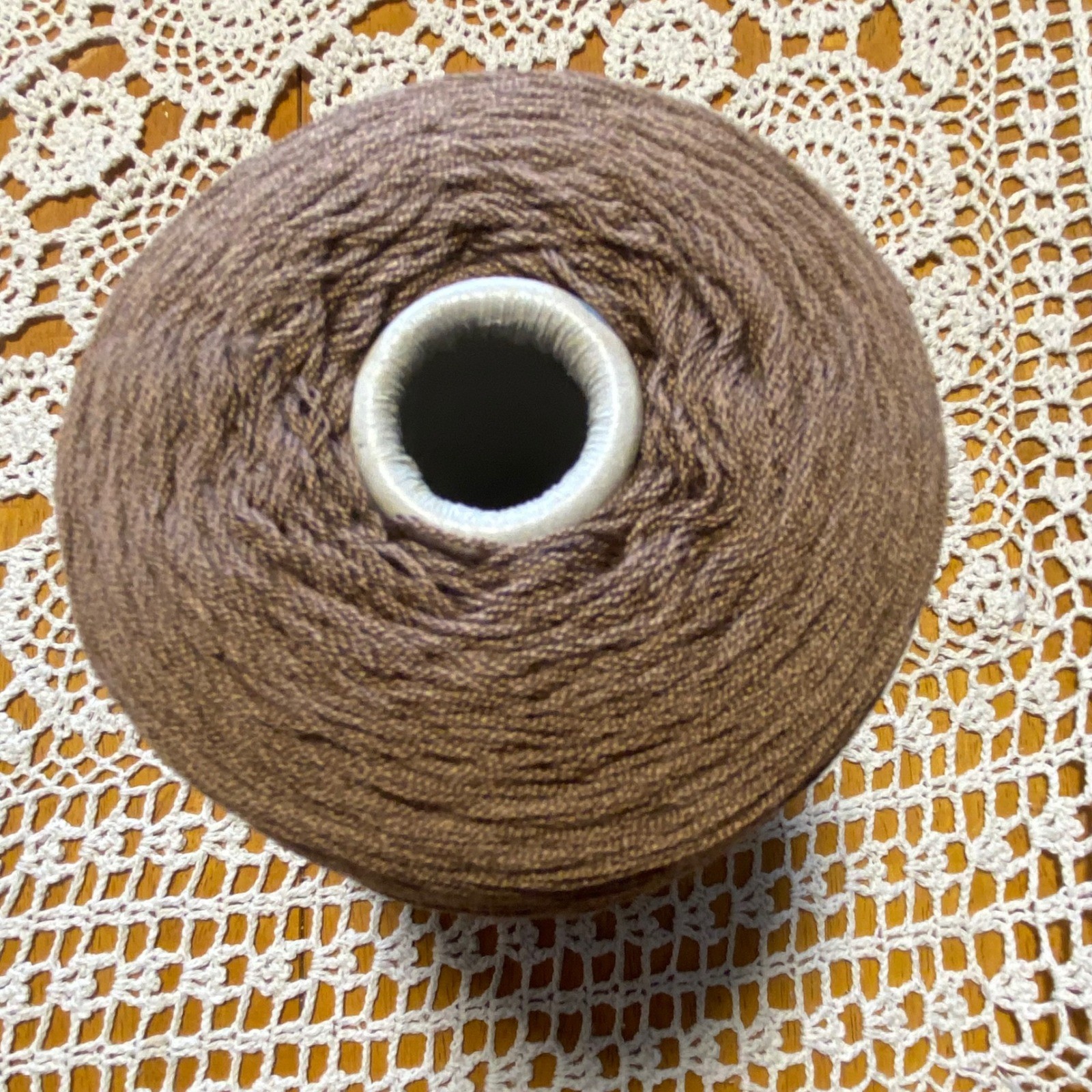 Forsell Bramwell Yarn Cones Wool Acrylic Oregano Mink Brown Excellent 2pc Lot