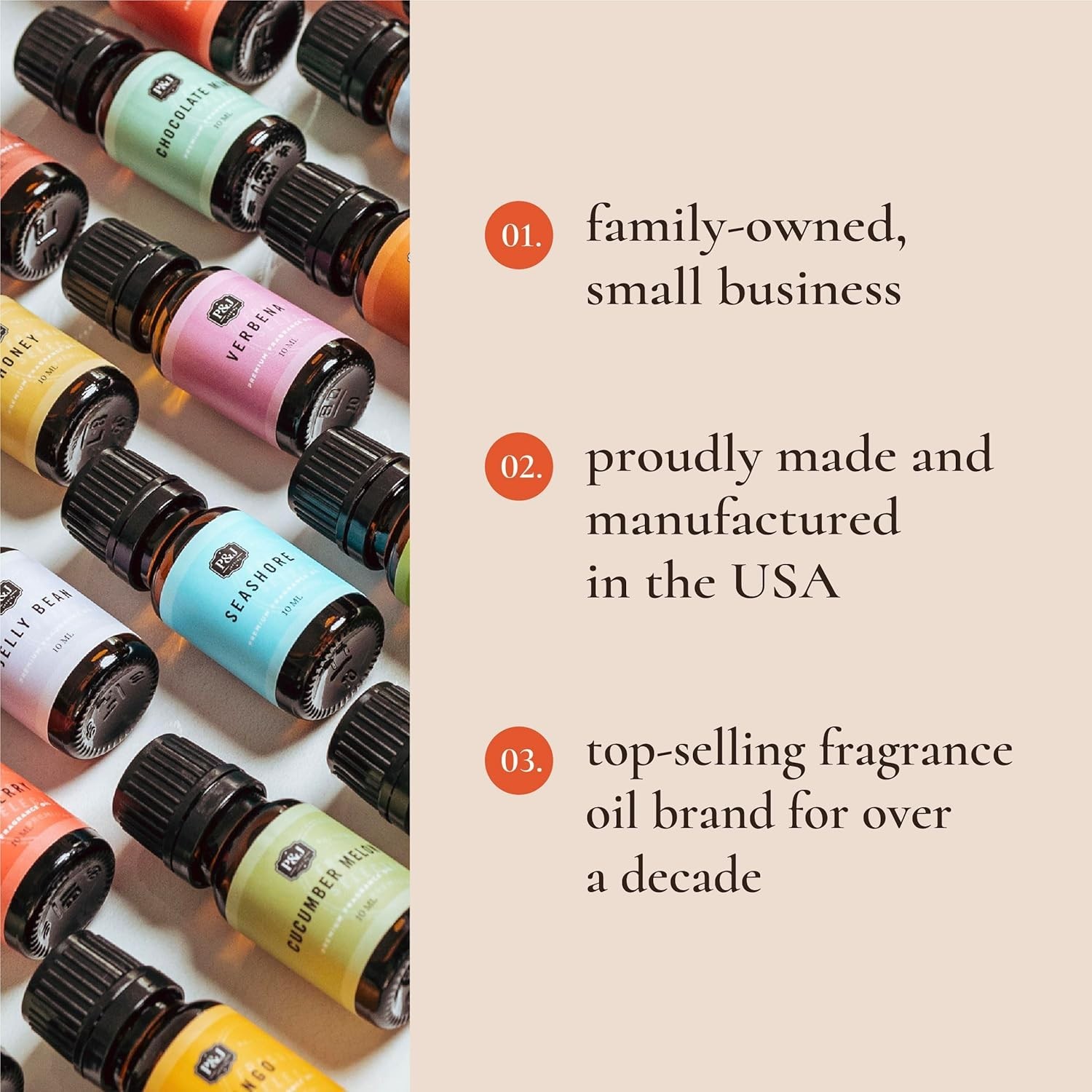 P&J Trading Fragrance Oil Gentlemen’s Set | Leather, Sweet Tobacco, Teakwood etc