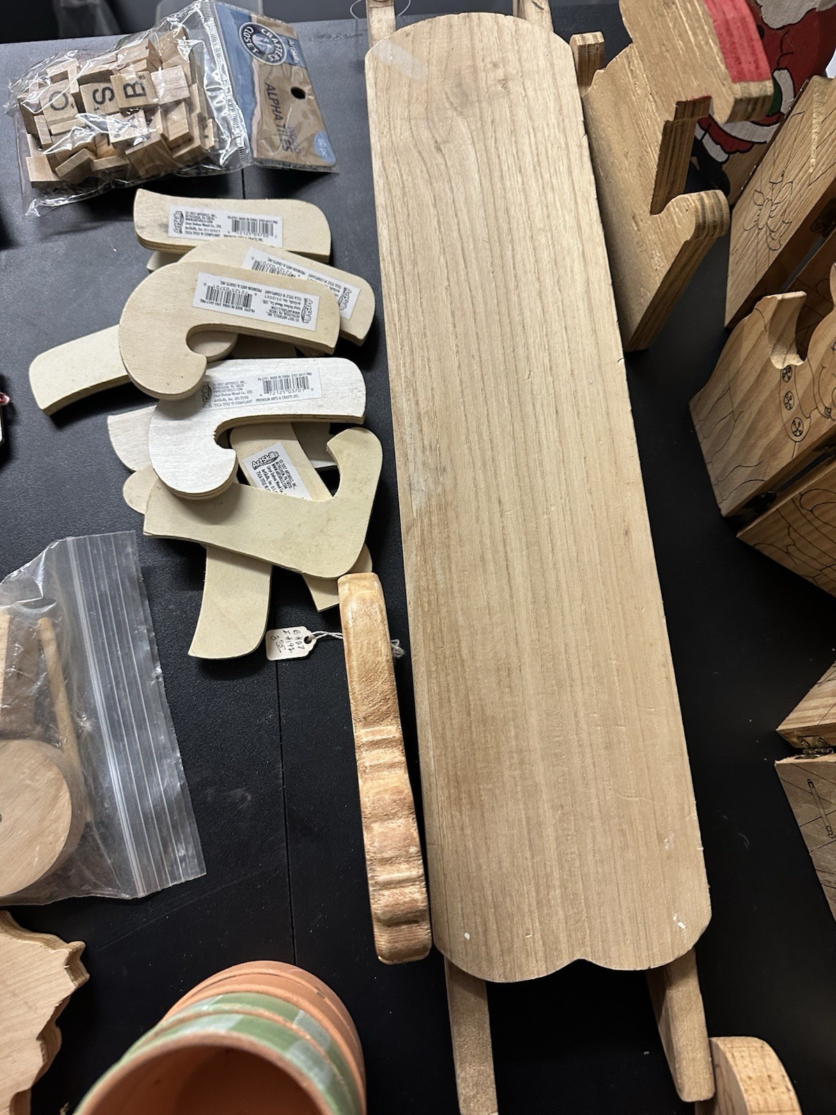 Lot Of Vintage Solid Wood Working Shapes/tags/etc All Sizes/occasions 170+ Craft