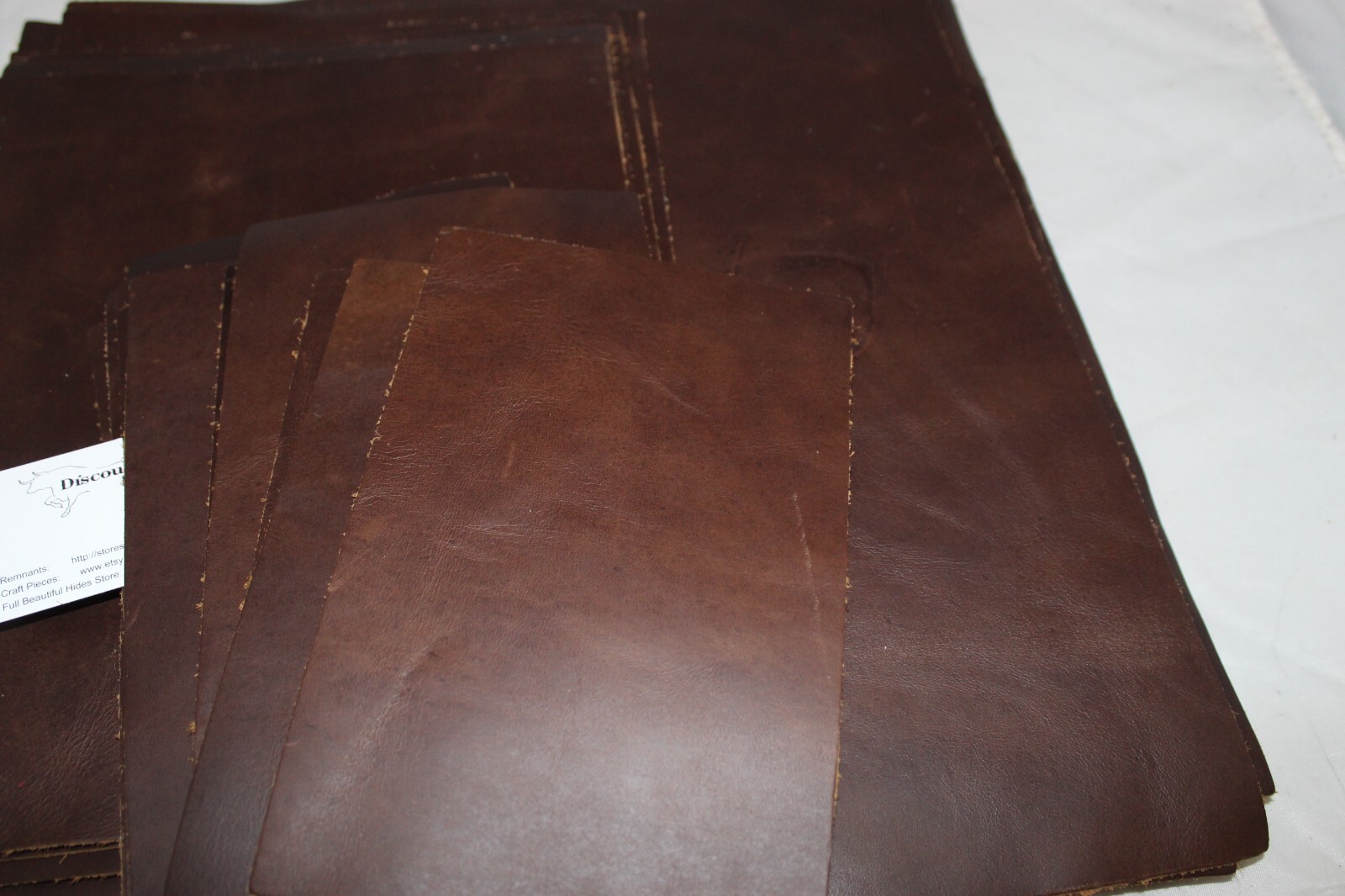 Dark Brown slightly stiff wax oil finish absolutely beautiful 1.4mm ZE 41