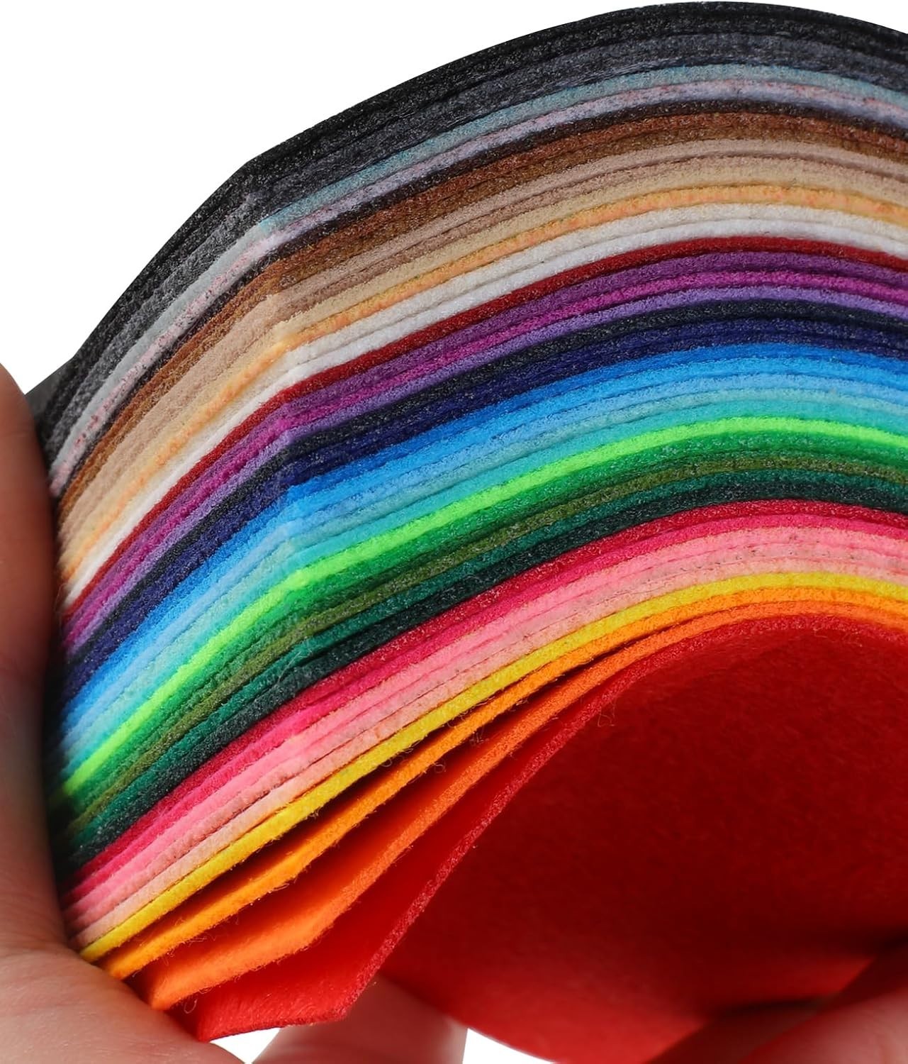 Felt Sheets 12X12 20 Pack 1Mm Nonwoven Assorted | Nonwoven Acrylic Felt, 1Mm Thi