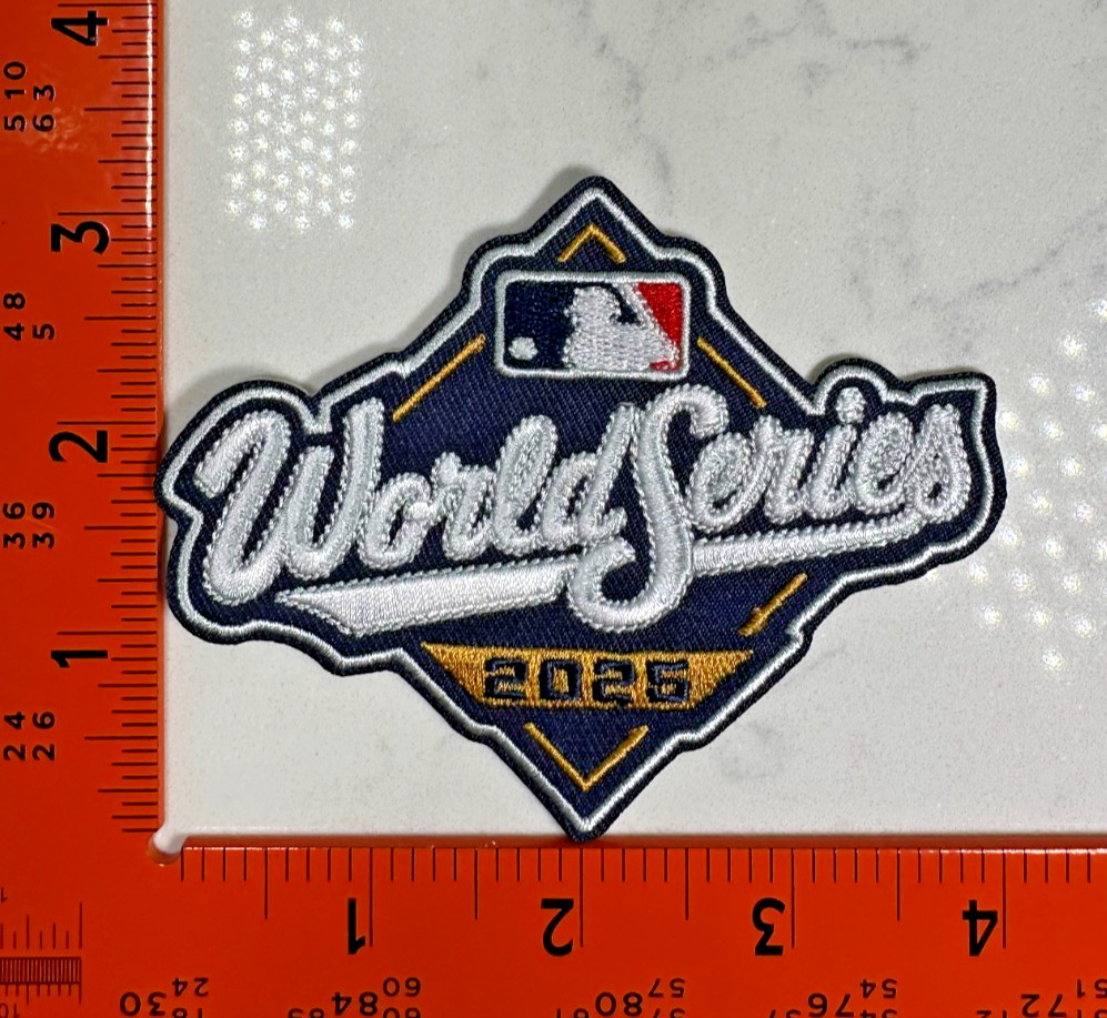 2025 World Series Patch – LA Dodgers vs. Toronto Blue Jays – Embroidered Iron-On