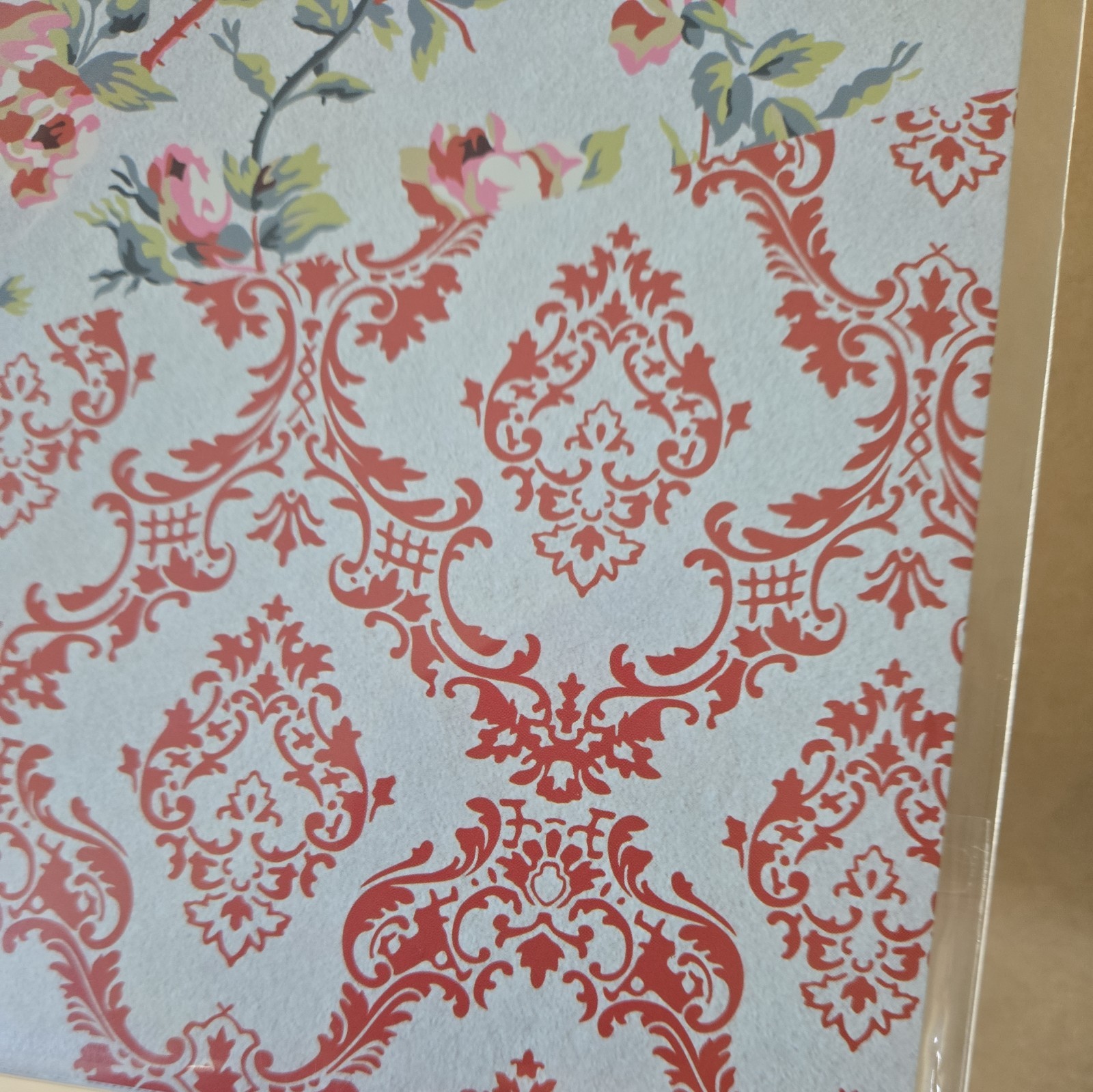 “Lattice Rose”, Iron Orchid Design Paint Inlay