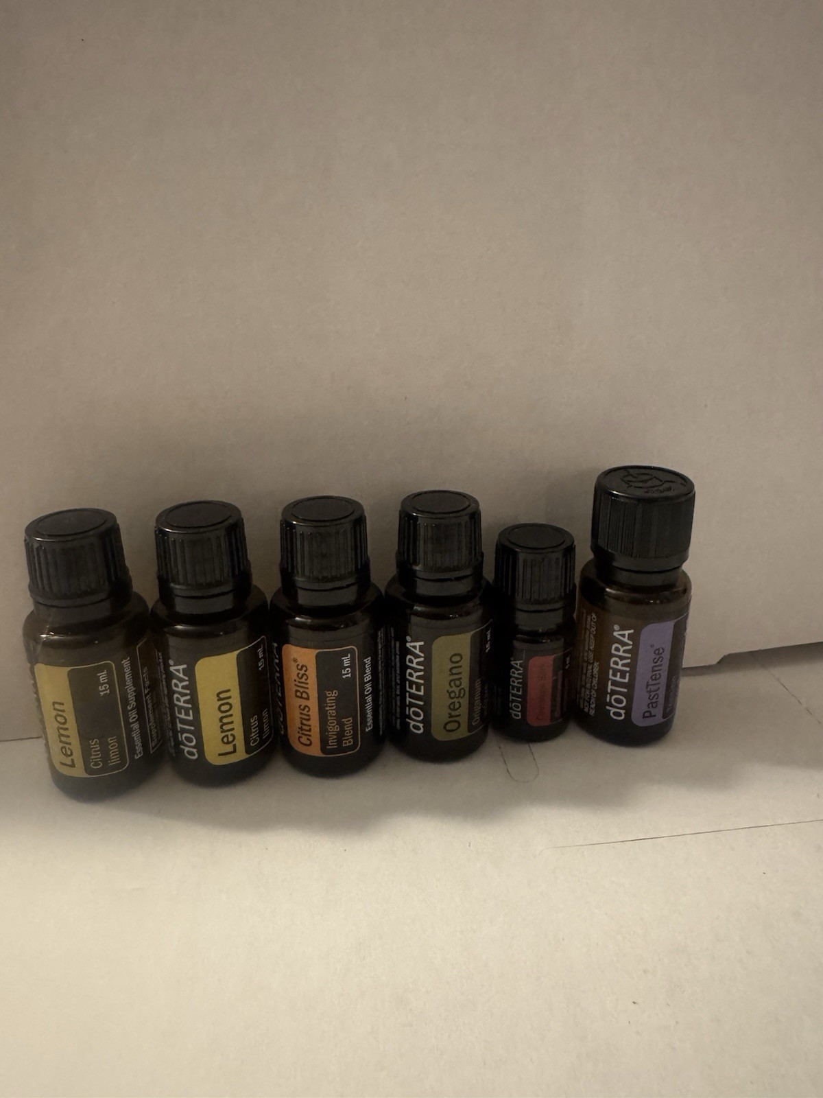 doTERRA Essential Oils Lot Lemon Citrus Bliss Oregano PastTense Cinnamon Bark