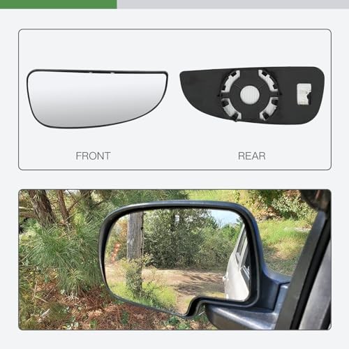 Exterior Mirror Replacement Glass Passenger Right Side Fit For Ram Promaster