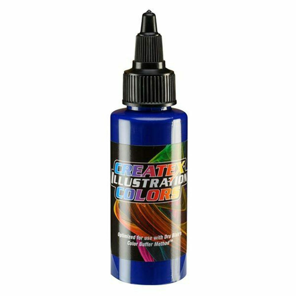 Createx Illustration Colors Opaque Acrylic Airbrush Paint, 2oz Bottle