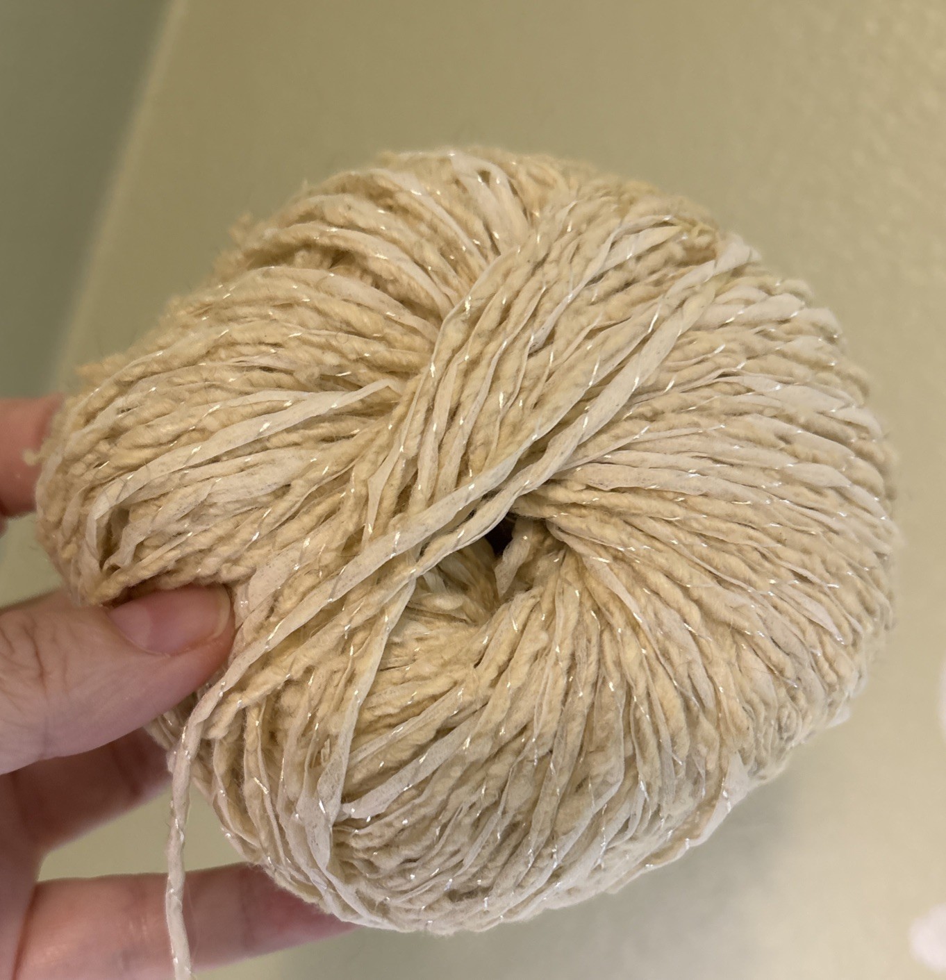 Tahki Yarns Positano Made In Italy NWT 50g 81 Yards Ivory Cotton, Linen, Viscose