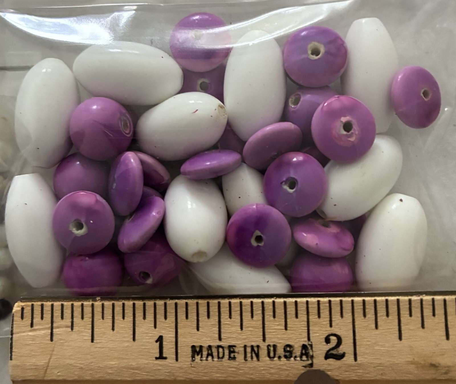 Craft Beads Lot Mixed Materials Salvage Jewelry Making Assorted VTG To Modern