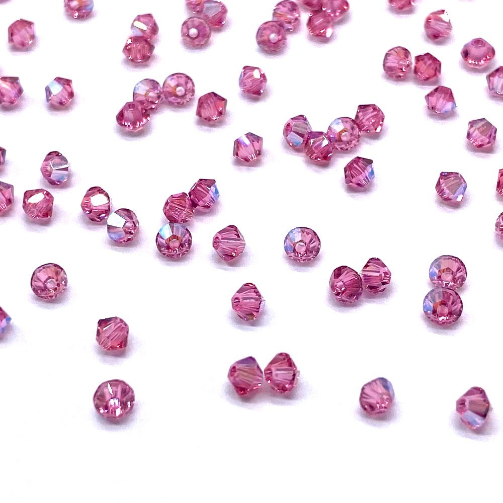 Swarovski 5328 XILION Crystal Bicone Beads Wholesale Factory Pack * AB / SHIMMER
