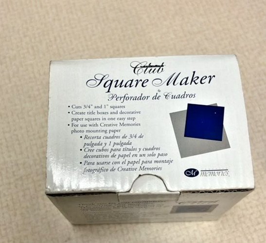Creative Memories Square Octagon Circle Heart Paper Punches – YOU PICK Sz Shape