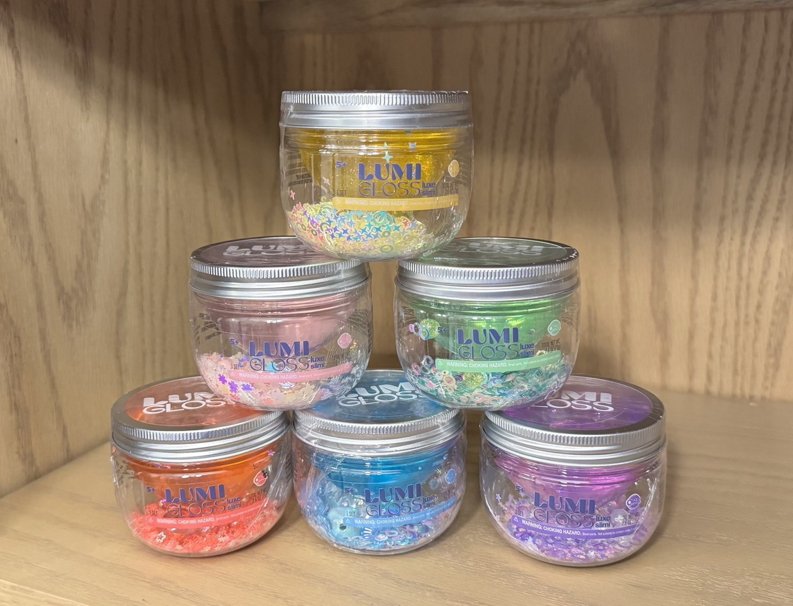 Orb Lumi Gloss Luxe Slime Set of 6 New!!!!