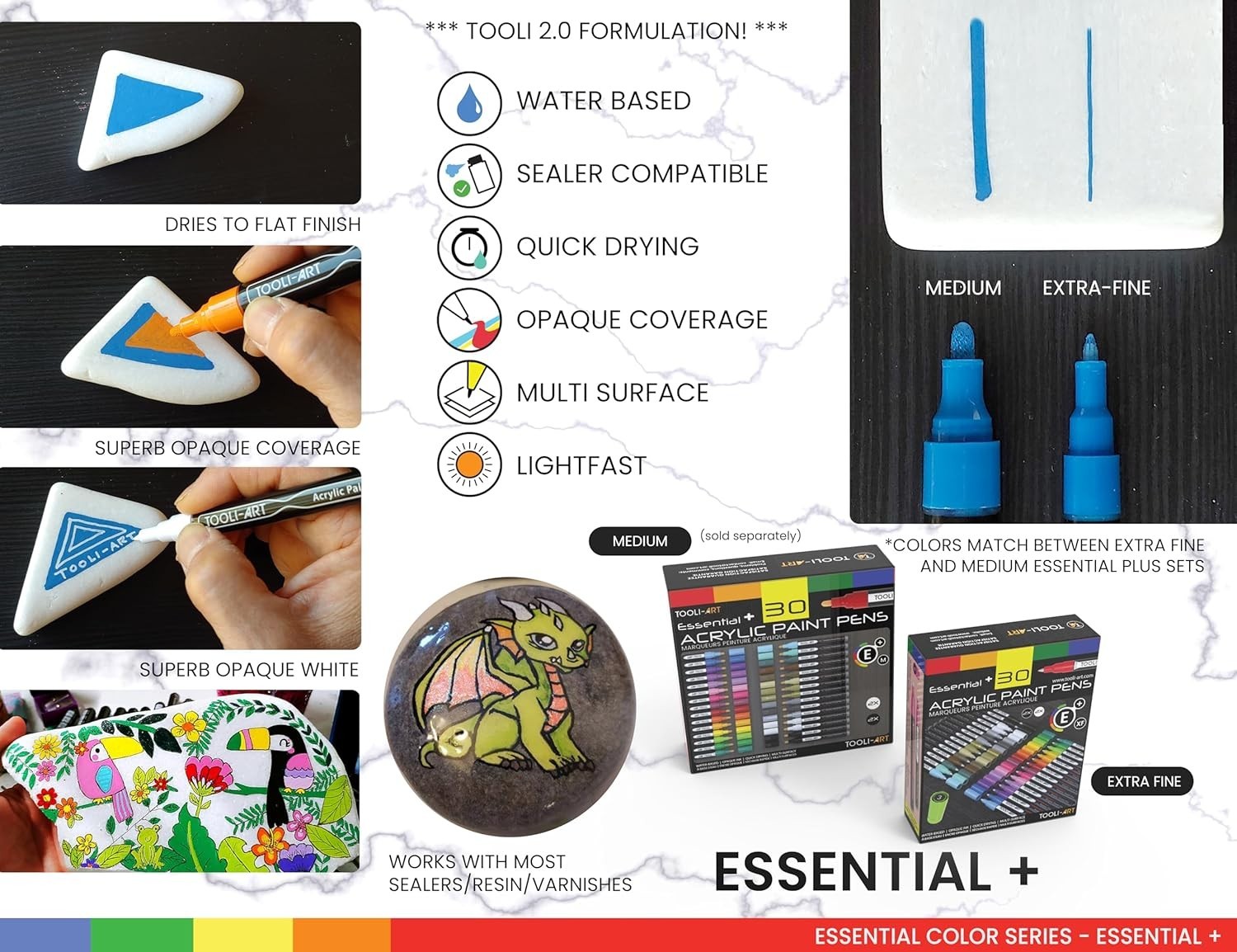 Assorted Colors Paint Markers – Quick Dry, Multi-Surface
