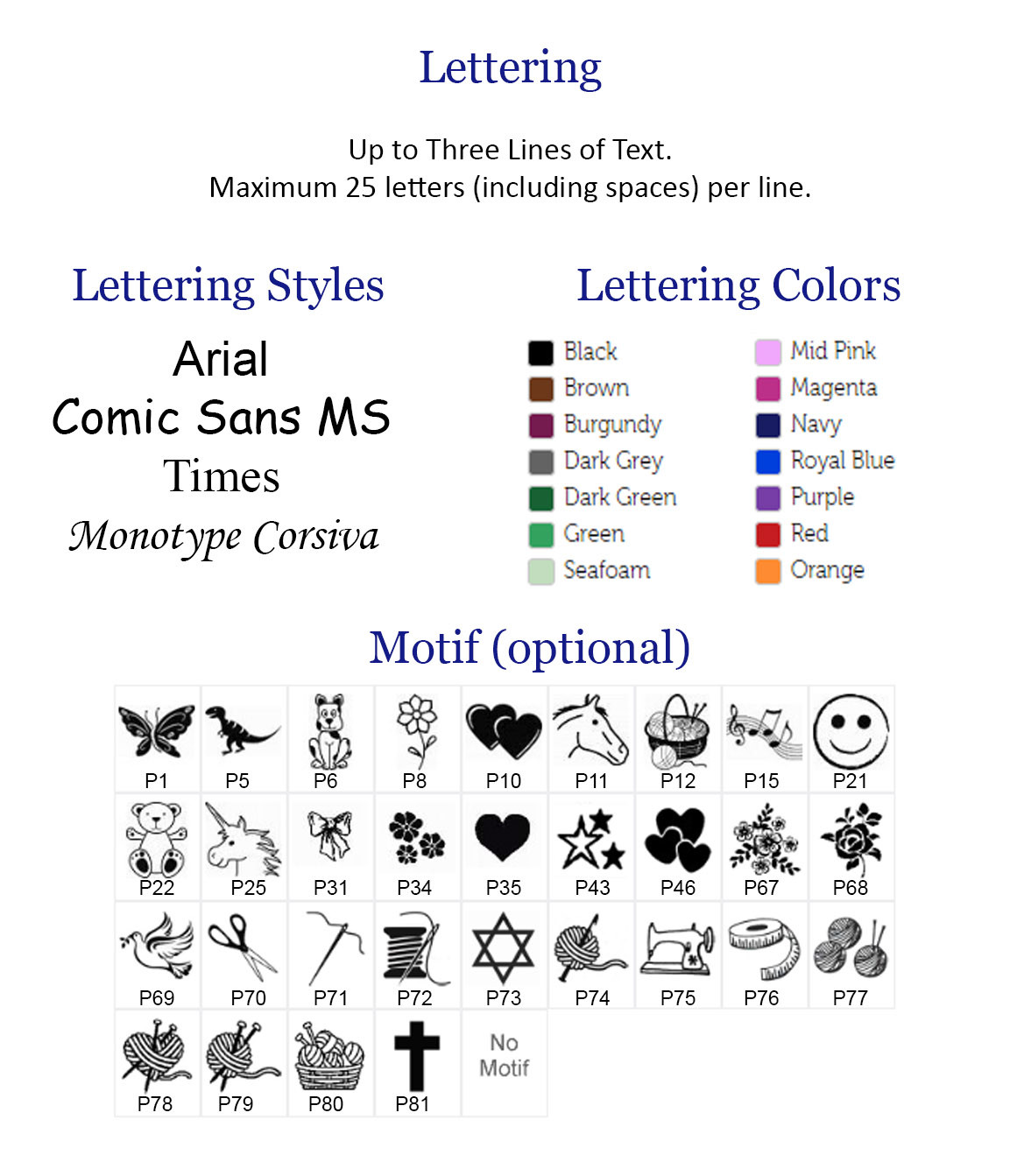 100 Personalized Satin Sewing Labels for Knitting, Quilting and Sewing Crafts