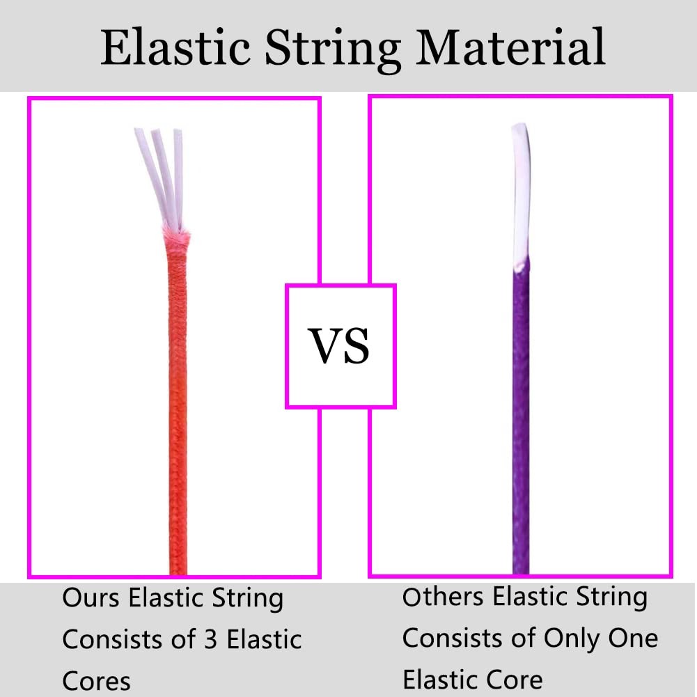 1mm Stretchy Elastic String Rainbow Jewelry Making Cord 1mm Elastic Bead Cord