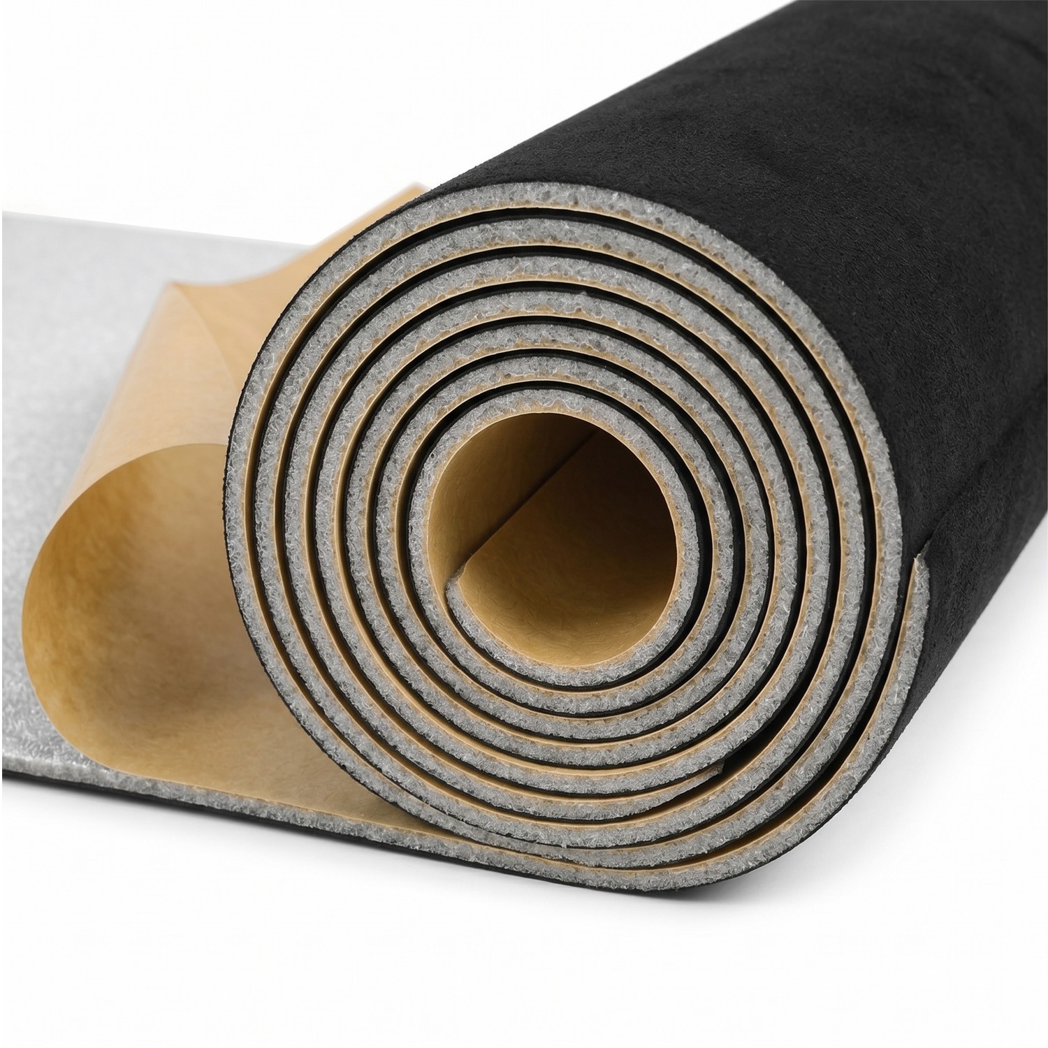 Black Automotive Suede Headliner Fabric with Adhesive Backing Replacement Repair