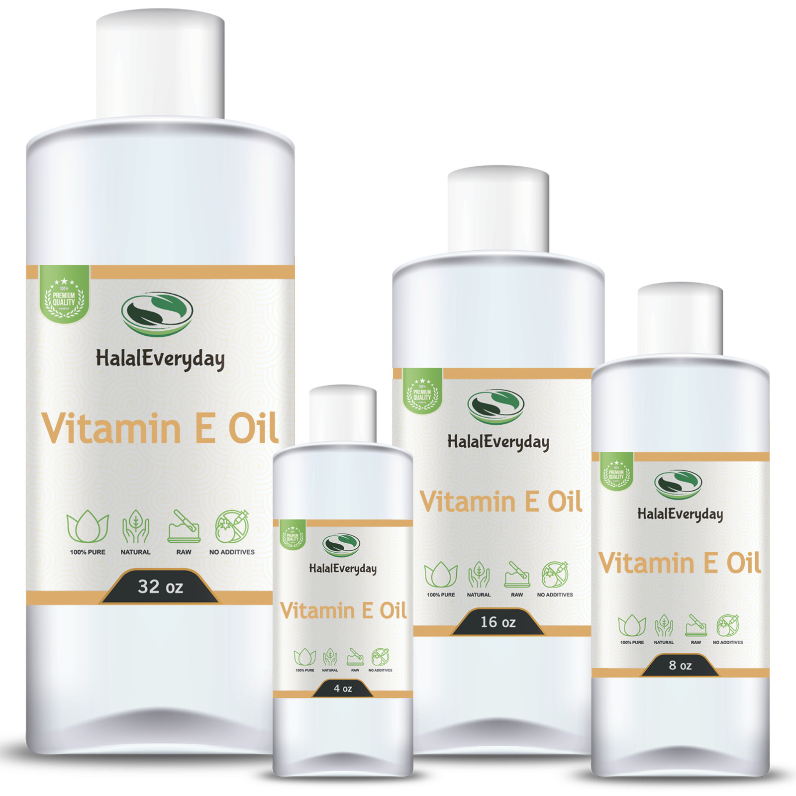 Vitamin E Oil – 100% Pure Natural Antioxidant Gluten Free Full Spectrum Smooth