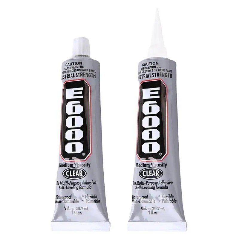 Eclectic E6000 Adhesive Glue, Industrial Strength, White, 800444, 1 fl. oz.