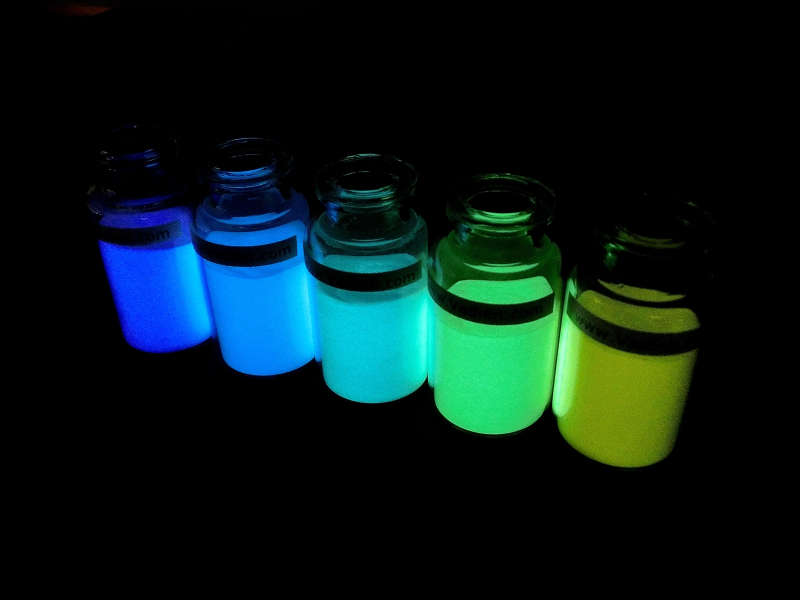 Glow-in-the-Dark Phosphorescent Pigment Powder, Strontium Aluminate, Small Vial