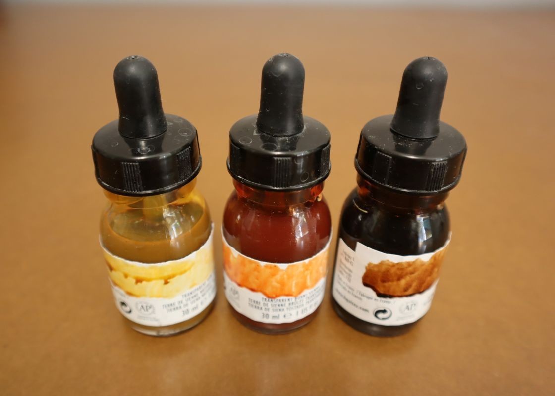 Professional Acrylic Ink 1oz 30ml Transparent Set 3 PCS Art Painting Supplies