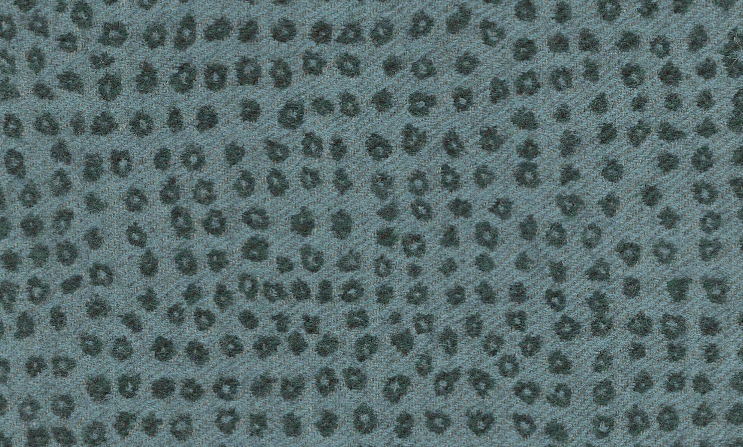Holland & Sherry Micro Dot 100% Wool Uphol Fabric- Rune / Viridian 4 yds DE13517
