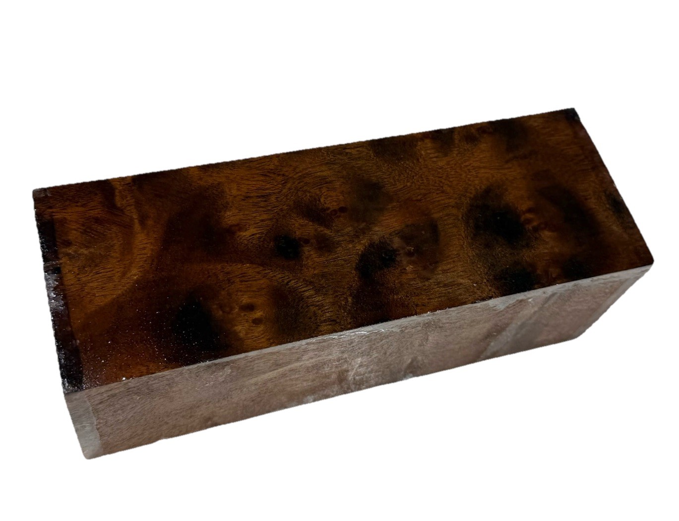 Camphor burl wood turning blank 2-5/8″ x 2-5/8″ x 7-1/2″ (d66) Dried