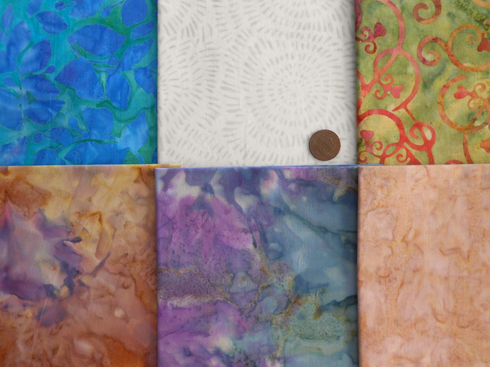 30 Fat / Long Quarters Artisan BALI BATIK Quilt Cotton Fabric Bundle Lot