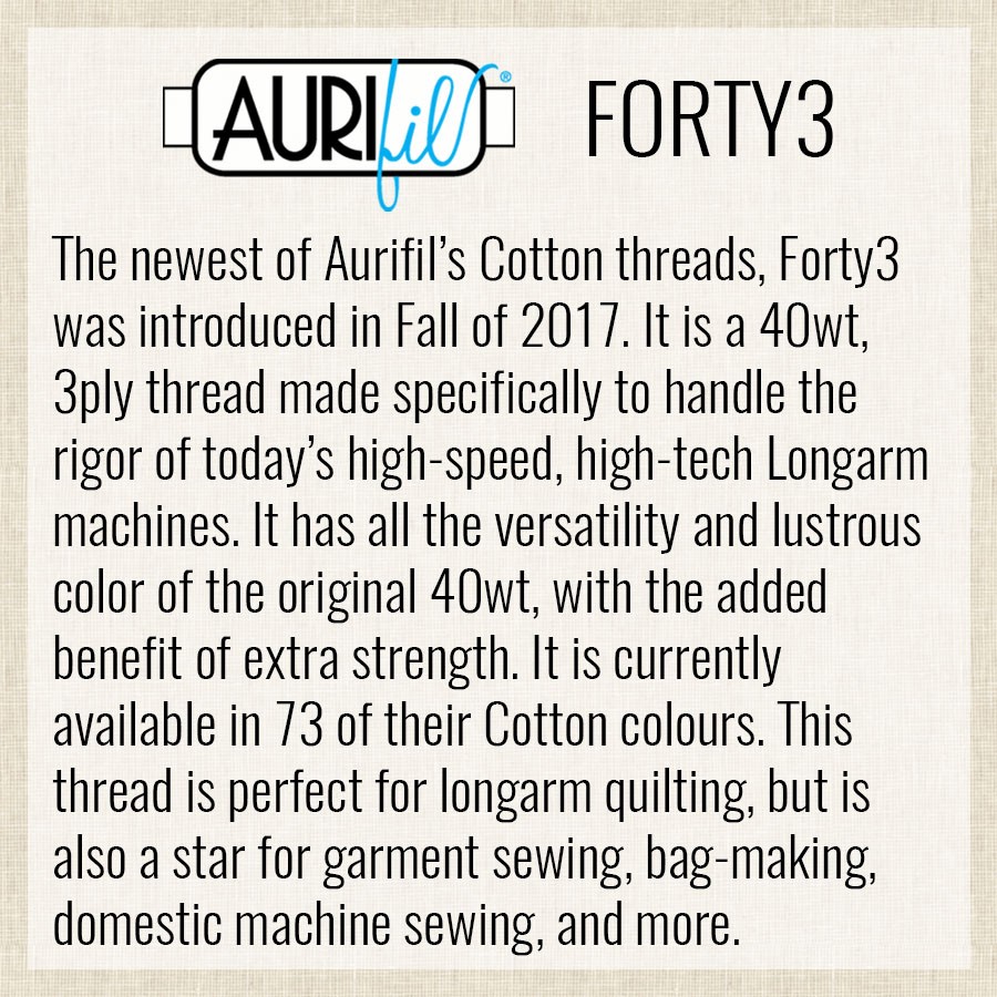 Spring Green Variegated 3320 | Forty3 (40wt, 3ply) Cone Aurifil