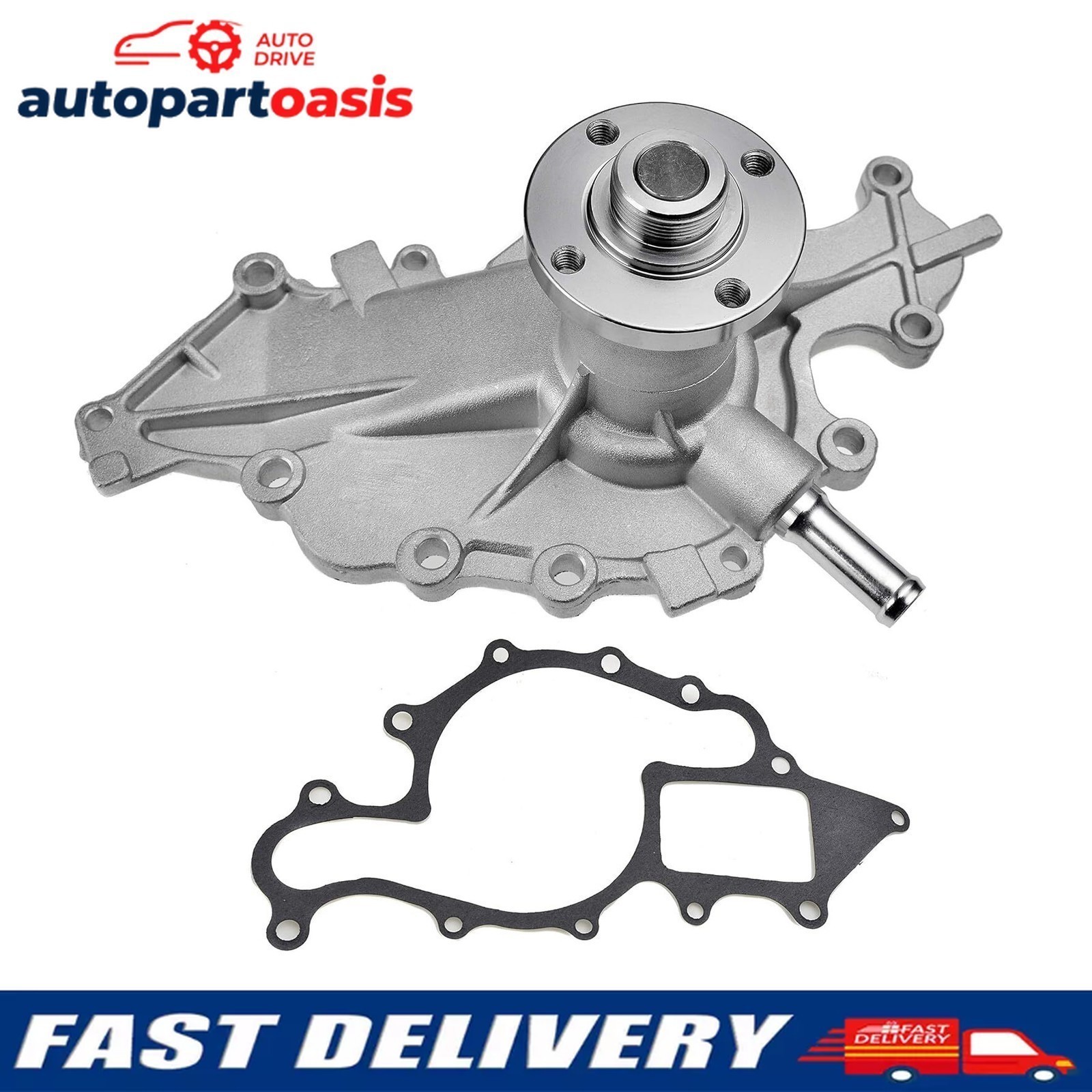 F1850 Water Pump for 95-08 Ranger Mazda B3000, 95-97 Ford Aerostar 3.0L