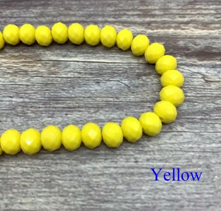 3X4mm 140pcs Austria Faceted Crystal Glass Beads Loose Spacer Beads for Jewelry