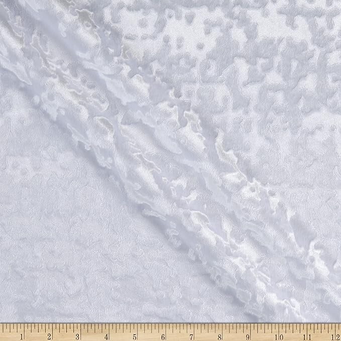 Abstract Crushed Velvet Fabric, 118 Inch. in Width, Ideal for Upholstery Etc.