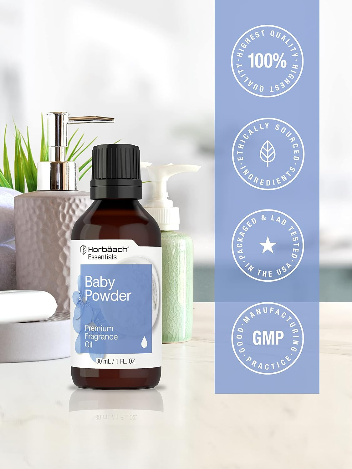 Baby Powder Fragrance Oil | 1 Fl Oz (30Ml) | Premium Grade | for Diffusers, Cand