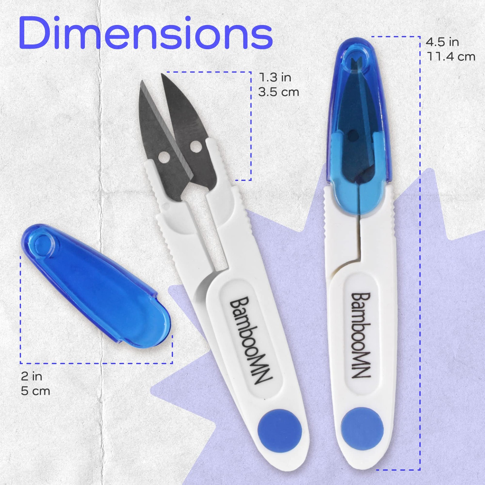 JubileeYarn Professional Thread Snips – Multi-Purpose Travel 1 Unit, Blue