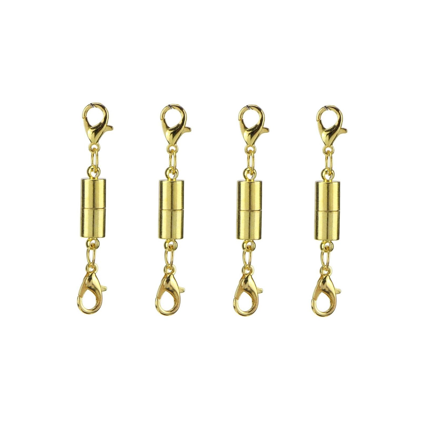 24Pcs Metal Strong Magnetic Clasps Connectors For Jewelry Necklace Making A