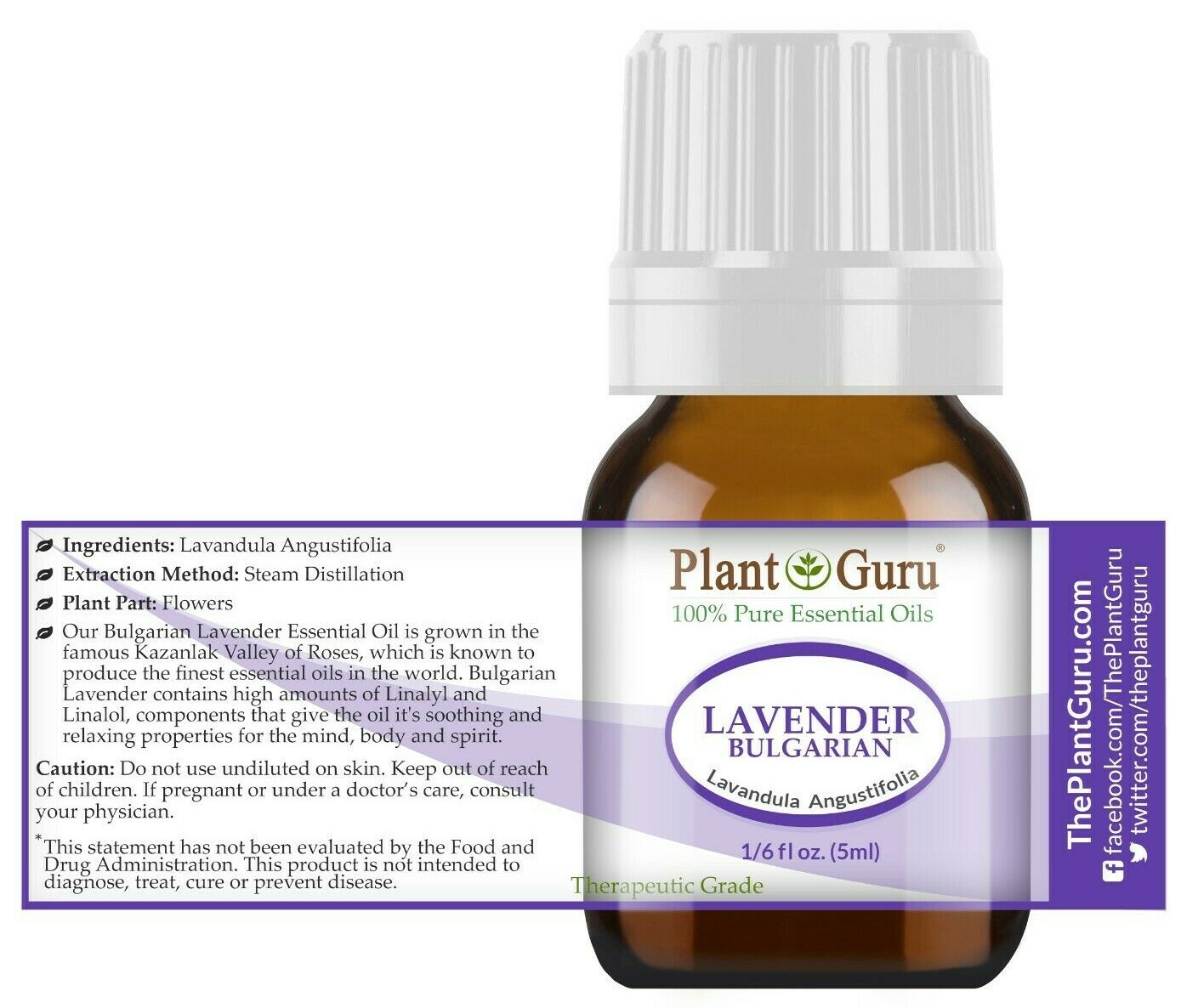 Essential Oil Set 10 – 5 ml. 100% Pure Natural Therapeutic Grade Oils Lot
