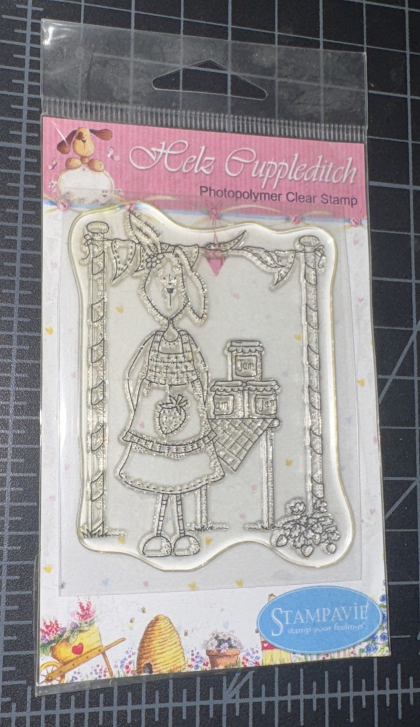 Stampavie Helz Cuppleditch Clear Stamps – Loopy Lops Strawberry Fair New