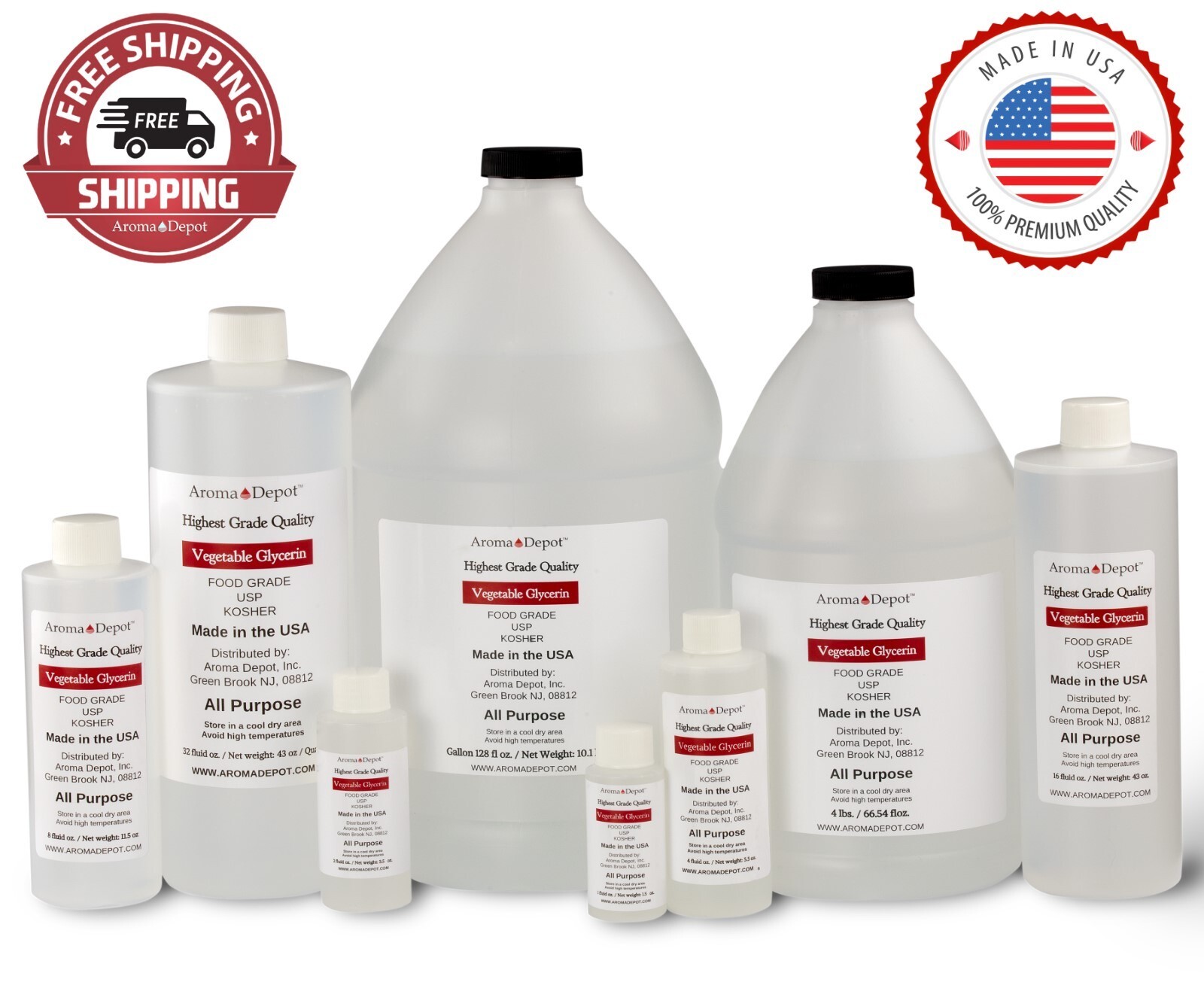 1 oz Vegetable Glycerin Non-GMO 99.9% USP Kosher Pure VG Food Grade USP