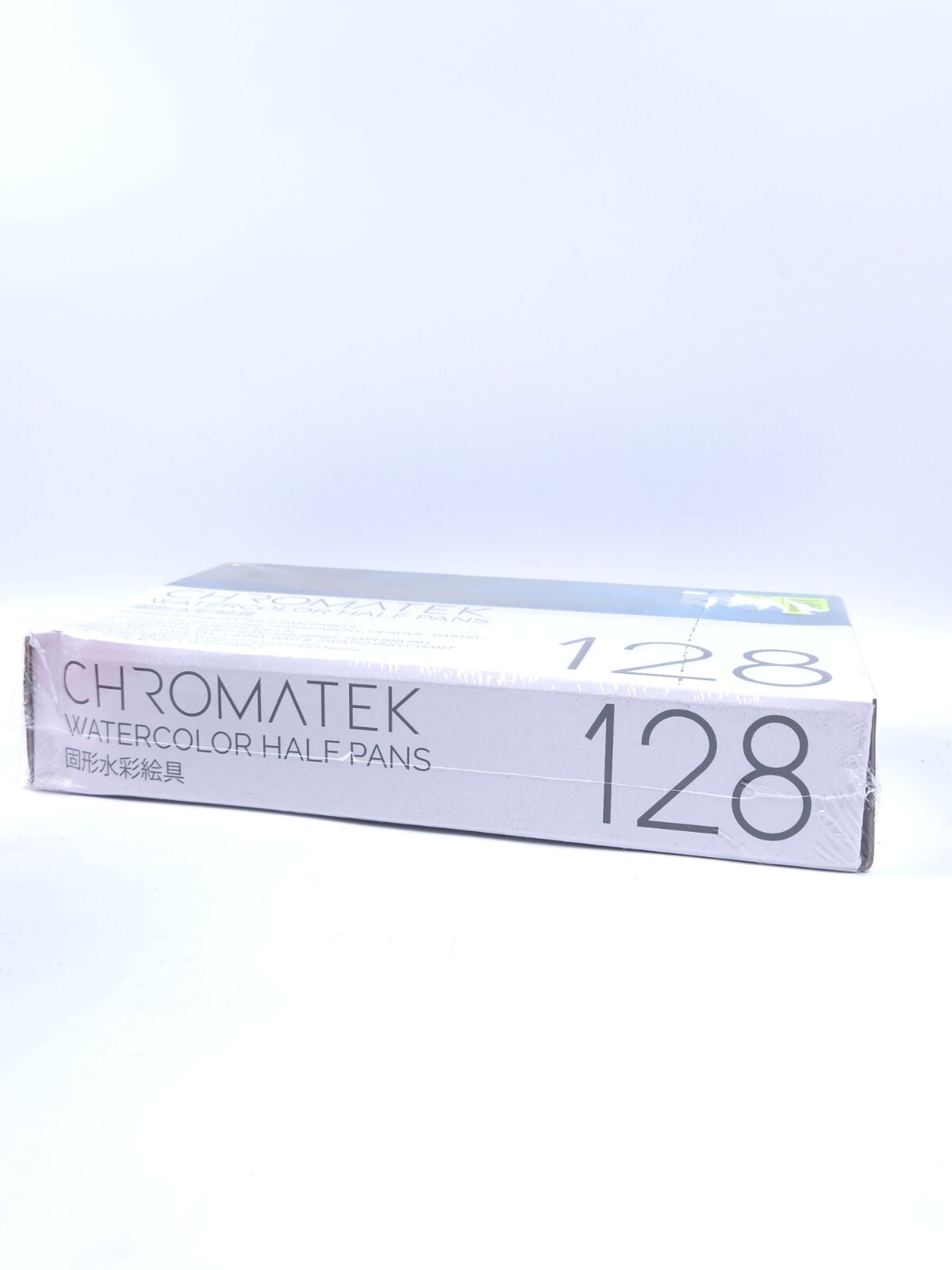 CHROMATEK Watercolor Paint Set, 128 Vivid Colors in Portable Box With Pad, Brush