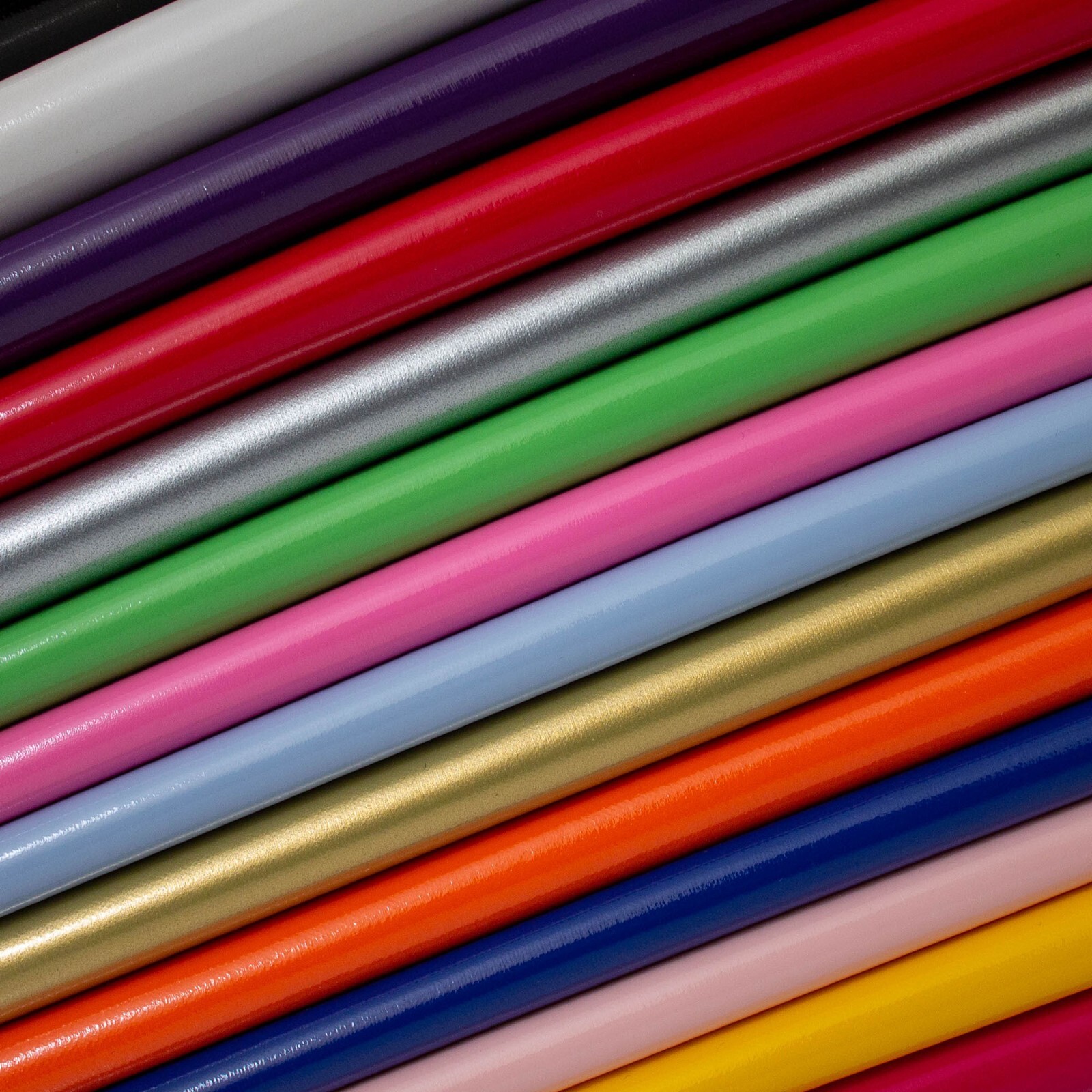 10 Metre Roll PVC Shiny Stretch Fabric – 1 Way Natural stretch – Bulk Price