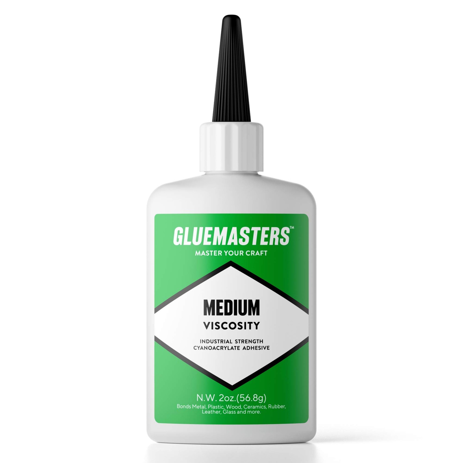 Professional Grade Cyanoacrylate CA Super Glue by GLUE MASTERS – 56 Grams –