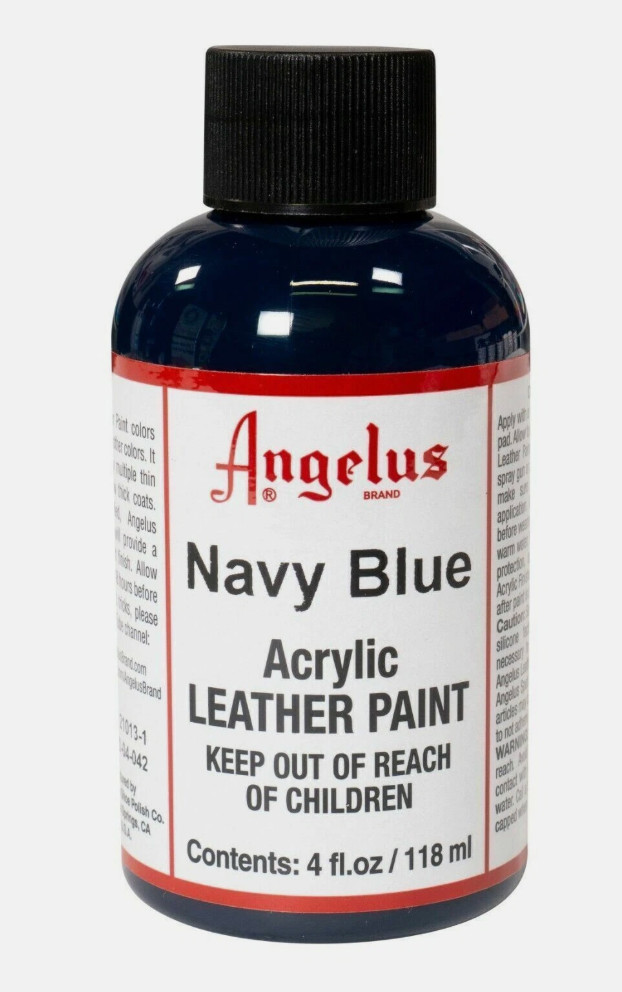 Angelus Acrylic Leather Paint for Shoes, Sneakers, Leather, Canvas, and more.